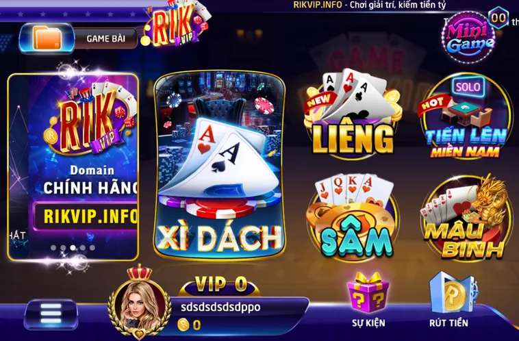 Đa Dạng Game Bài RikVip Đẳng Cấp Với Cơ Hội Làm Giàu Cực Nhanh