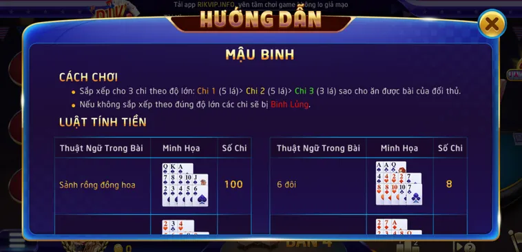 Khám Phá Siêu Phẩm Mậu Binh Tại RikVip Với Tỷ Lệ Thắng Lớn