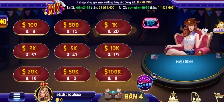 Khám Phá Siêu Phẩm Mậu Binh Tại RikVip Với Tỷ Lệ Thắng Lớn