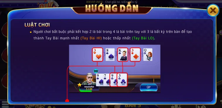 Chinh Phục Siêu Phẩm Omaha Poker 6 Tại RikVip Với Tỷ Lệ Thắng Lớn Nhất
