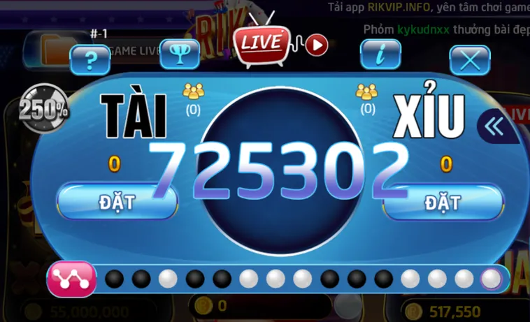 Chinh Phục Siêu Phẩm Tài Xỉu Livestream Tại RikVip Đẳng Cấp Số Một Việt Nam