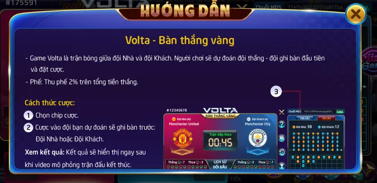 Chinh Phục Siêu Phẩm Minigame Volta Bàn Thắng Vàng Tại RikVip Đẳng Cấp