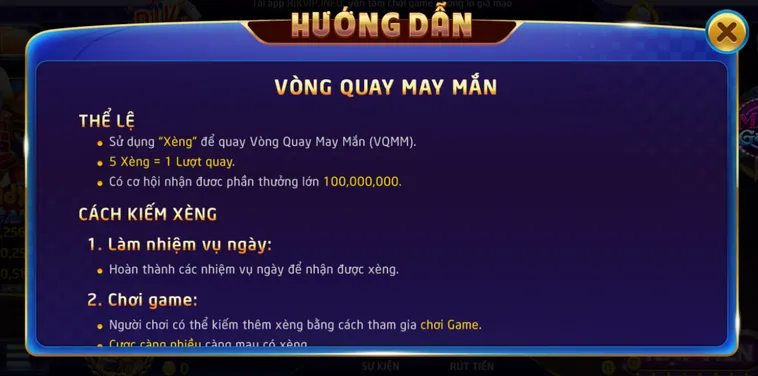 Minigame Vòng Quay May Mắn Tại RikVip Đỉnh Cao Của Công Nghệ Hiện Đại